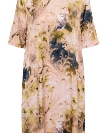 Culture Kjole Andora Berna Blue Green Swirl