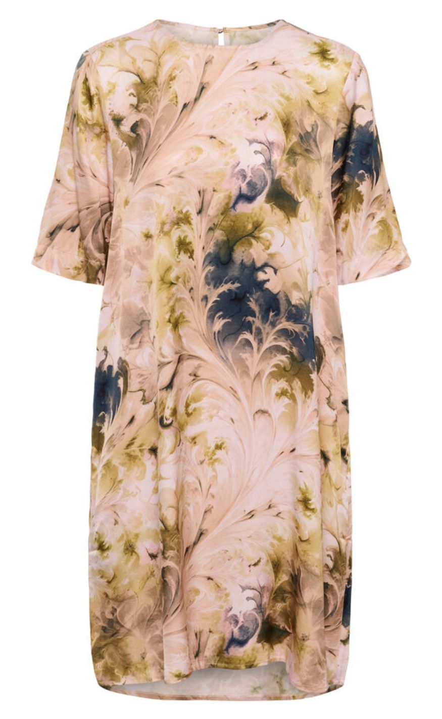Culture Kjole Andora Berna Blue Green Swirl