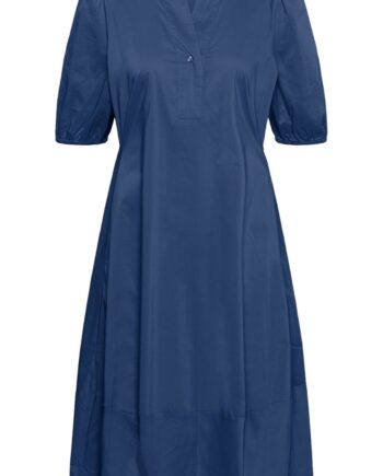 Culture Kjole Antoinett Ss Placket True Navy
