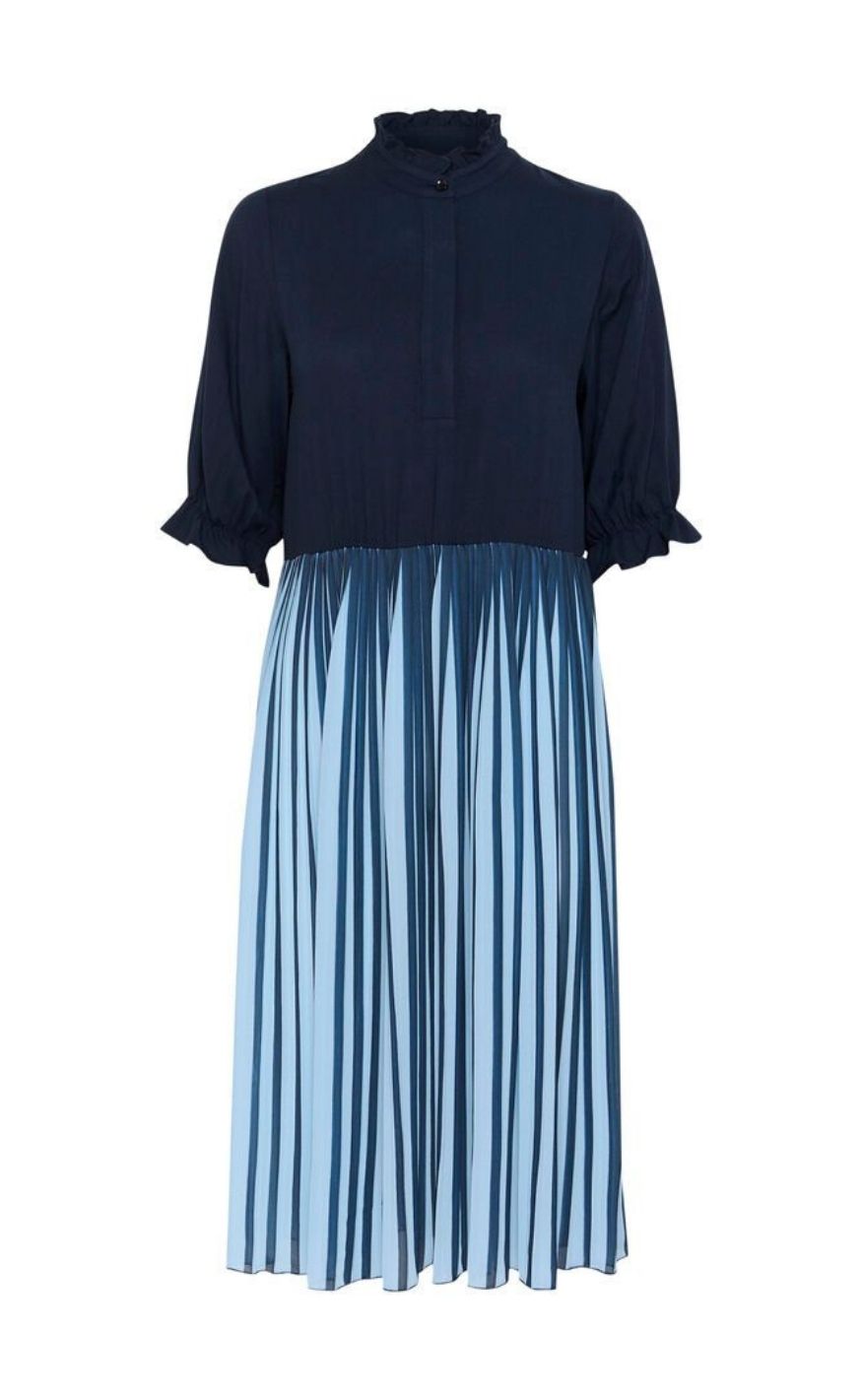 Culture Kjole Cesseli Carly Salute Cashmere Blue