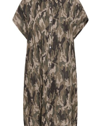 Culture Kjole Elina Kaftan Camouflage