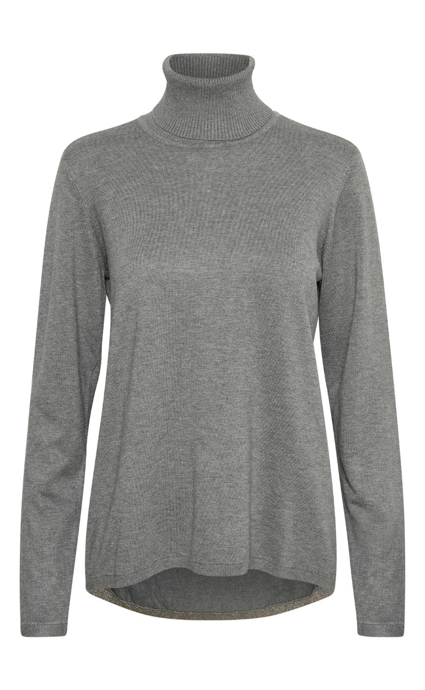 Culture Pullover Annemarie Loose Mid Grey Melange