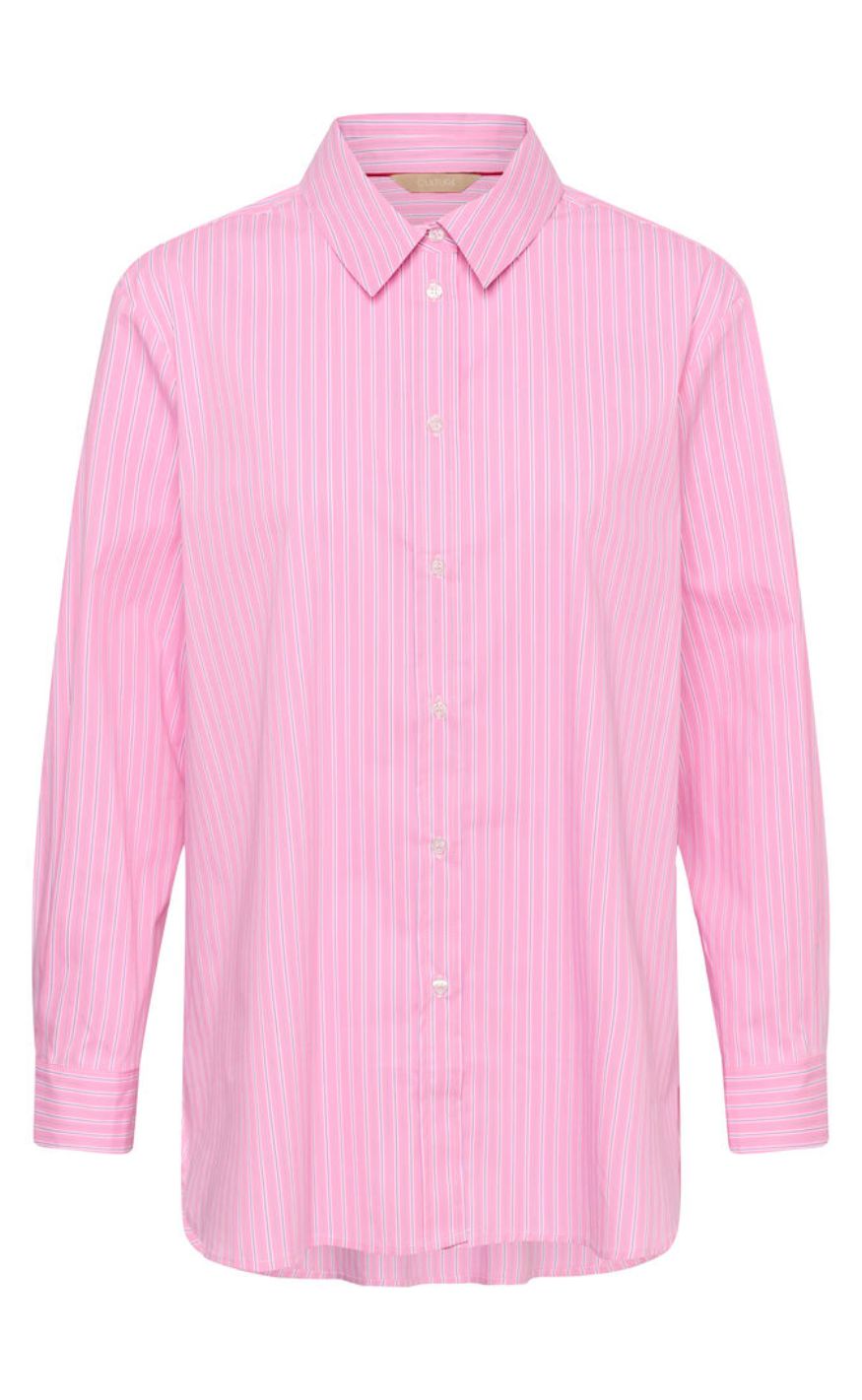 Culture Skjorte Ebony Pink Stripe
