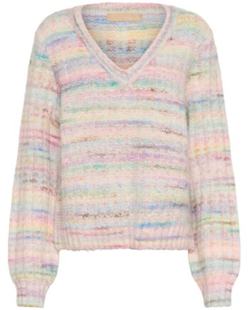 Culture Striktrøje Bilo Pink Multi