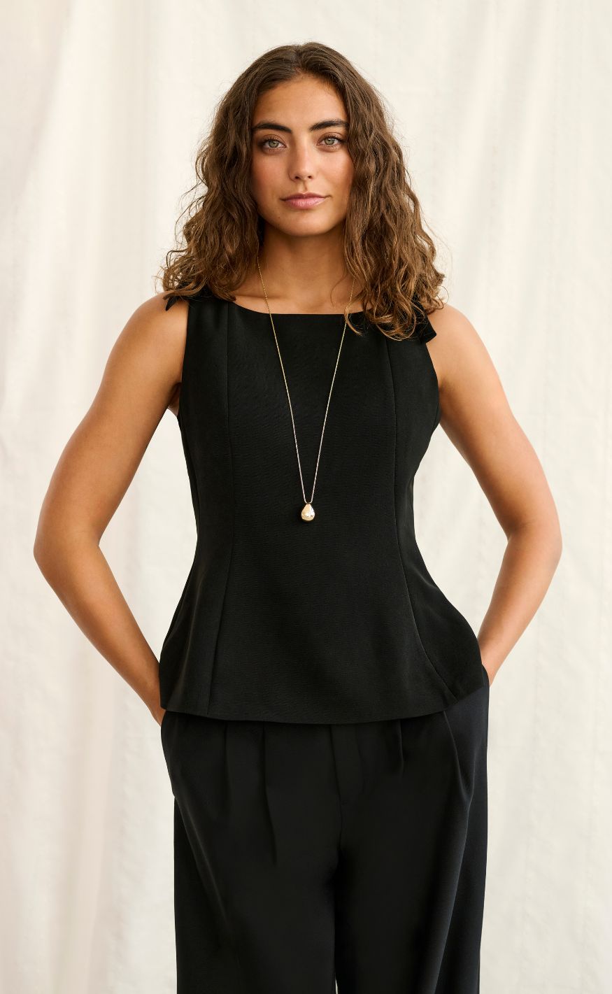 Culture Top Nalina Clara Black