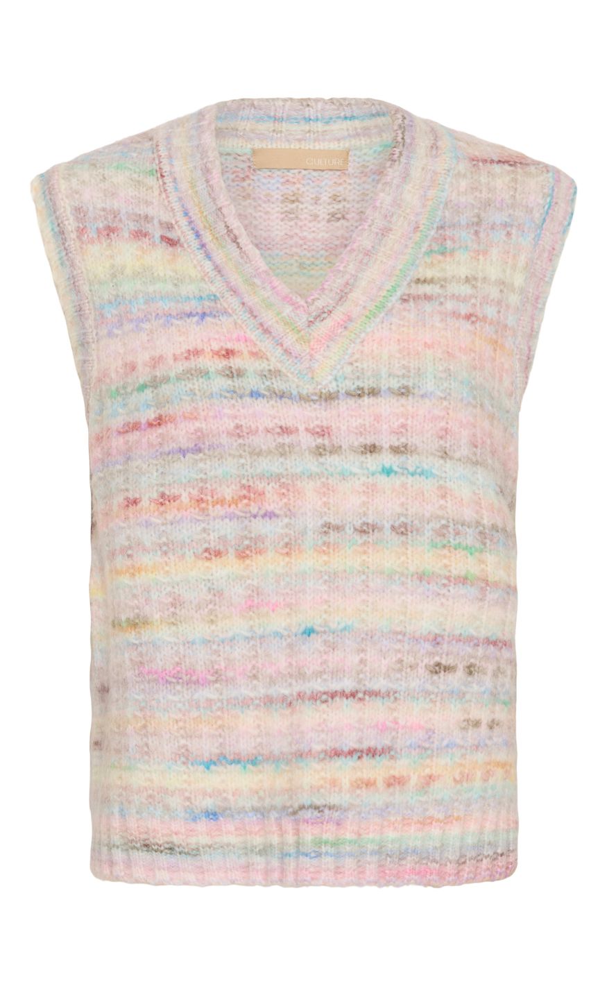 Culture Vest Bilo Pink Multi