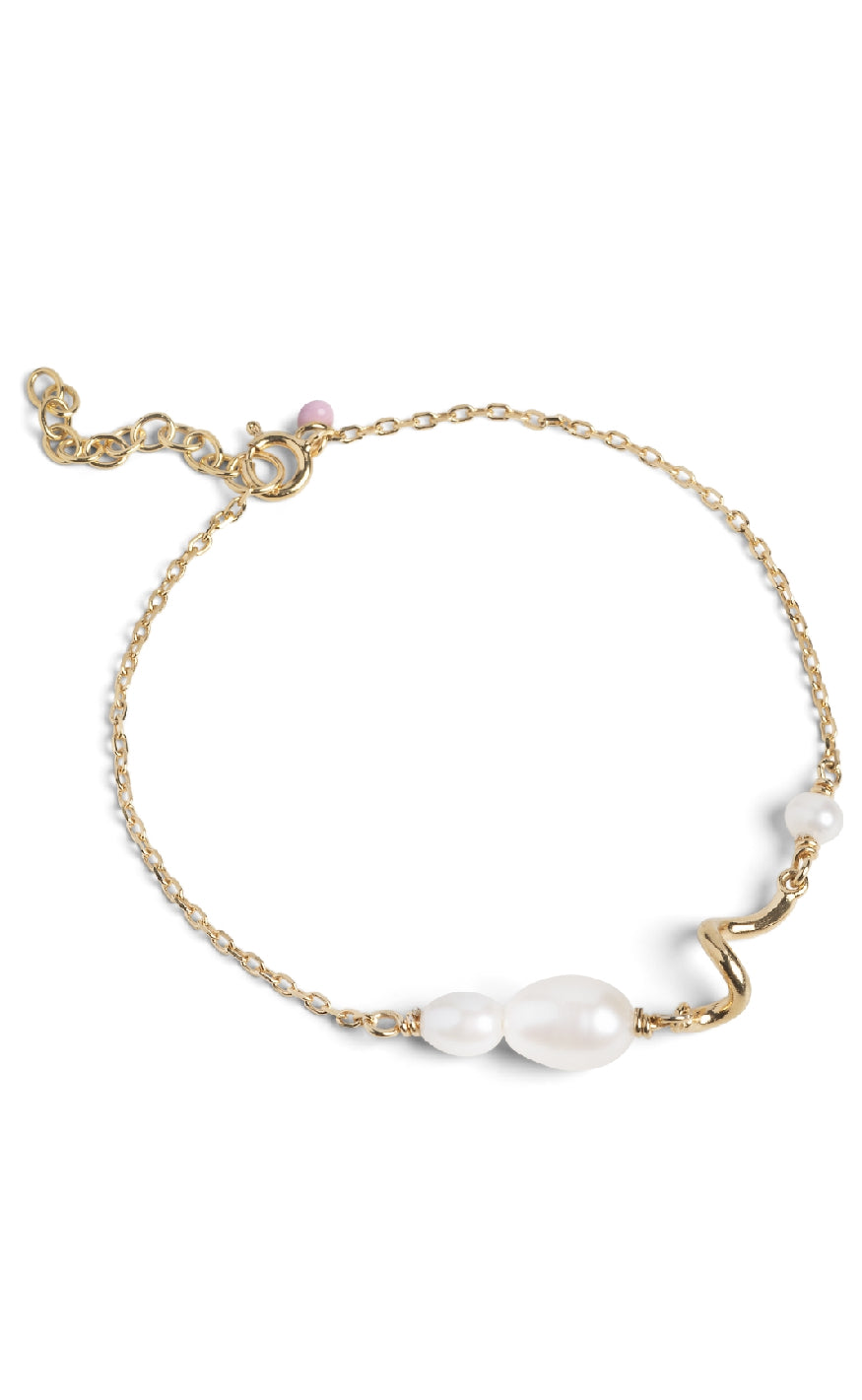 Enamel Copenhagen Armbånd Pearlie Twist Pearl