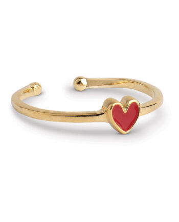 Enamel Copenhagen Ring Amore Red