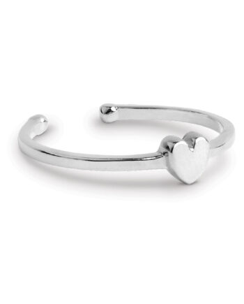 Enamel Copenhagen Ring Amore Silver Colour