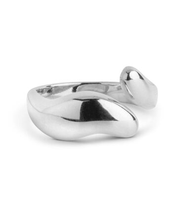 Enamel Copenhagen Ring Neli Silver Colour