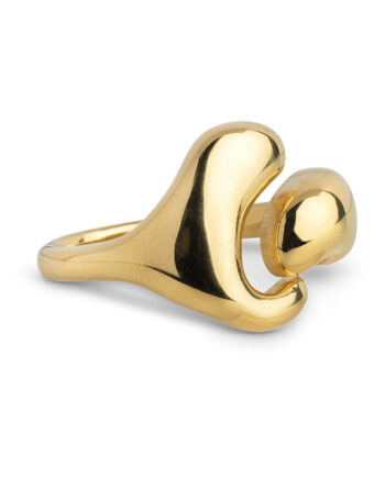 Enamel Copenhagen Ring Noor Gold Colour