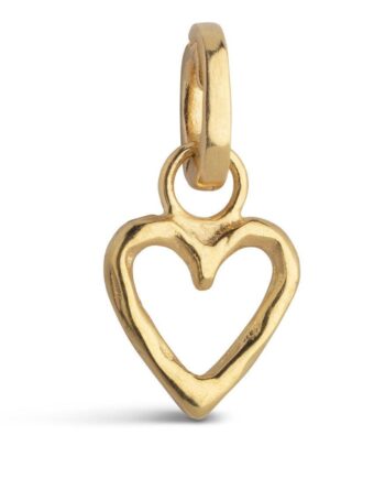 Enamel Copenhagen Vedhæng Organic Heart Gold Colour
