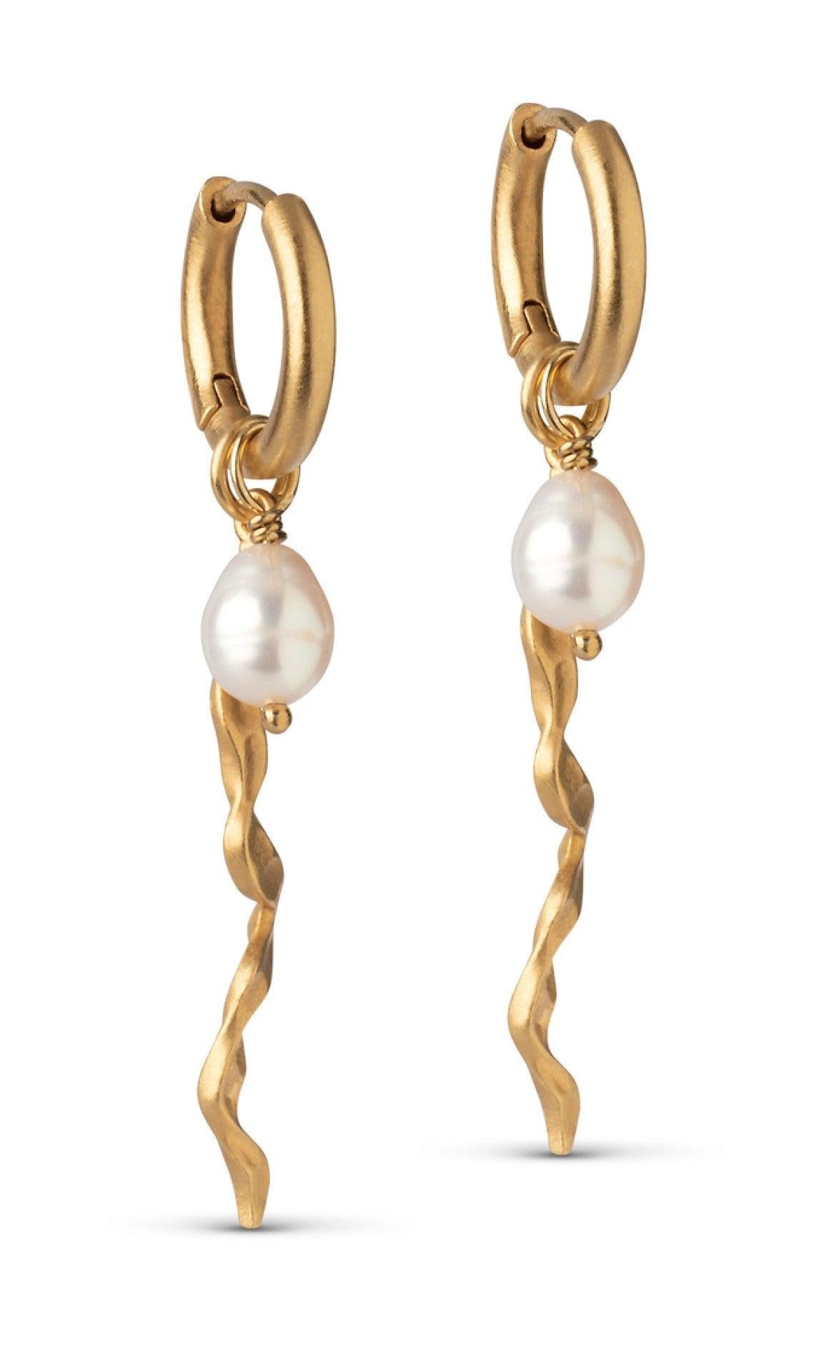 Enamel Copenhagen øreringe Hoops Elea Gold Colour