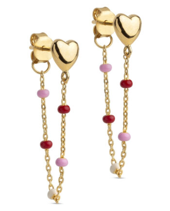 Enamel Copenhagen øreringe Lola Heart Rose