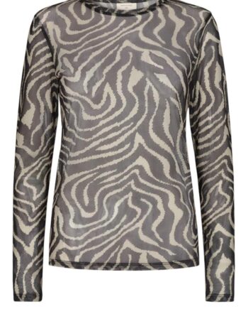 Freequent Bluse Babara Silver Mink Black