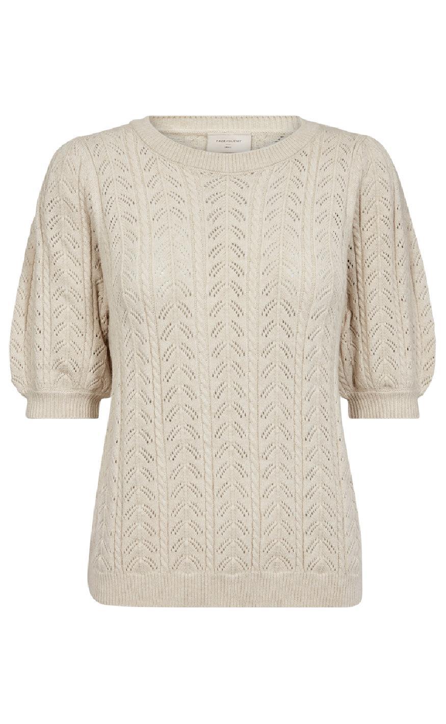 Freequent Bluse Clarry Sand Melange