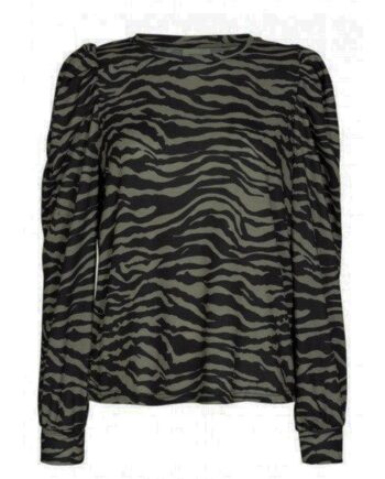 Freequent Bluse Elcos Olive Night Mix