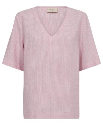 Freequent Bluse Lava Off White    Fuchsia Pink