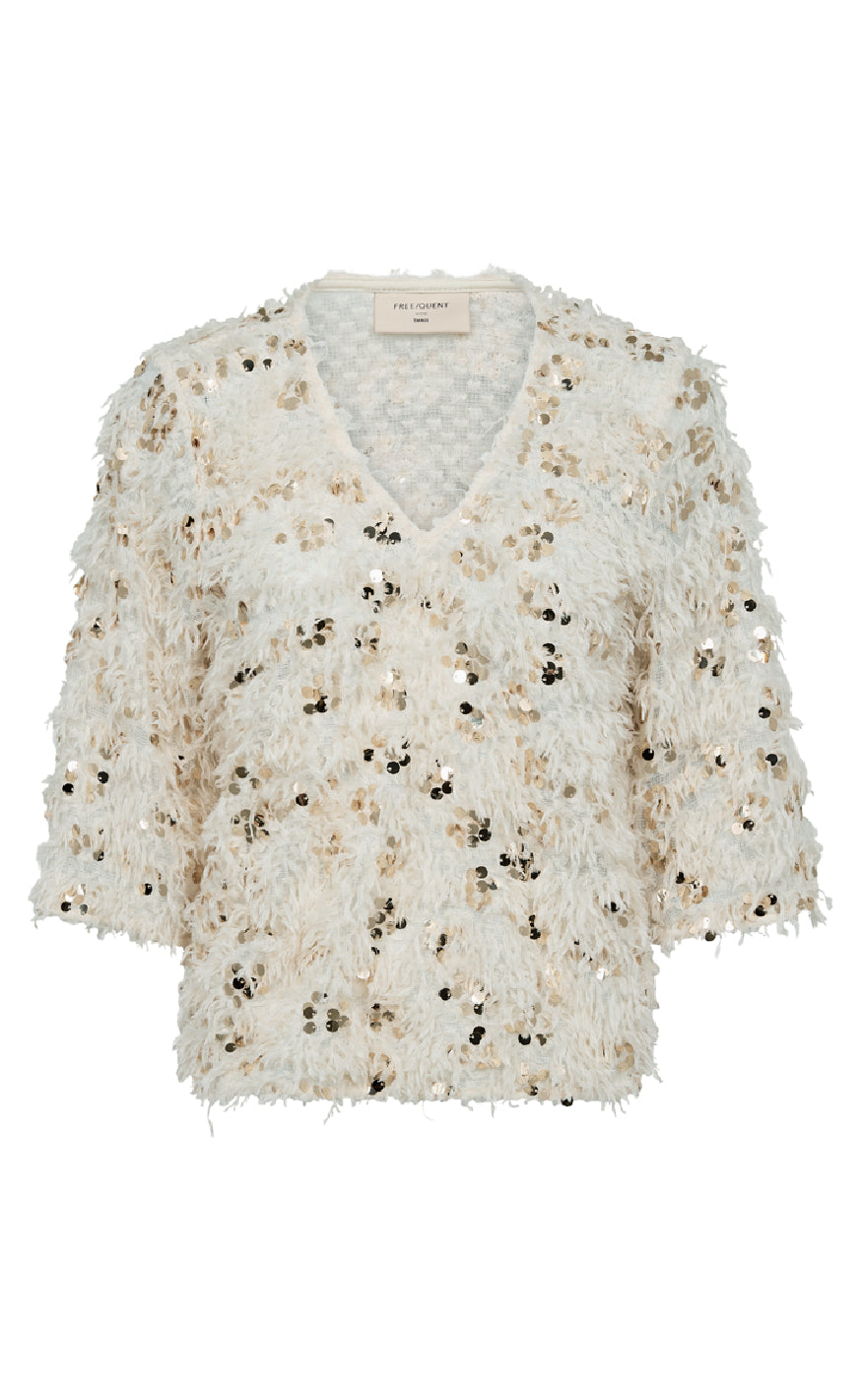 Freequent Bluse Nolla Moonbeam Gold