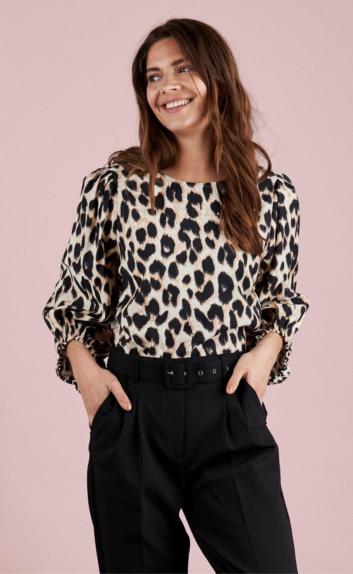 Freequent Bluse Tidi Silver Mink Mix