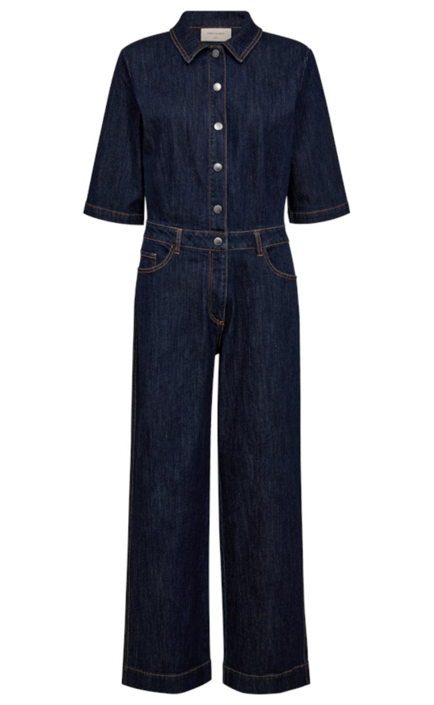 Freequent Buksedragt Filoy Dark Blue