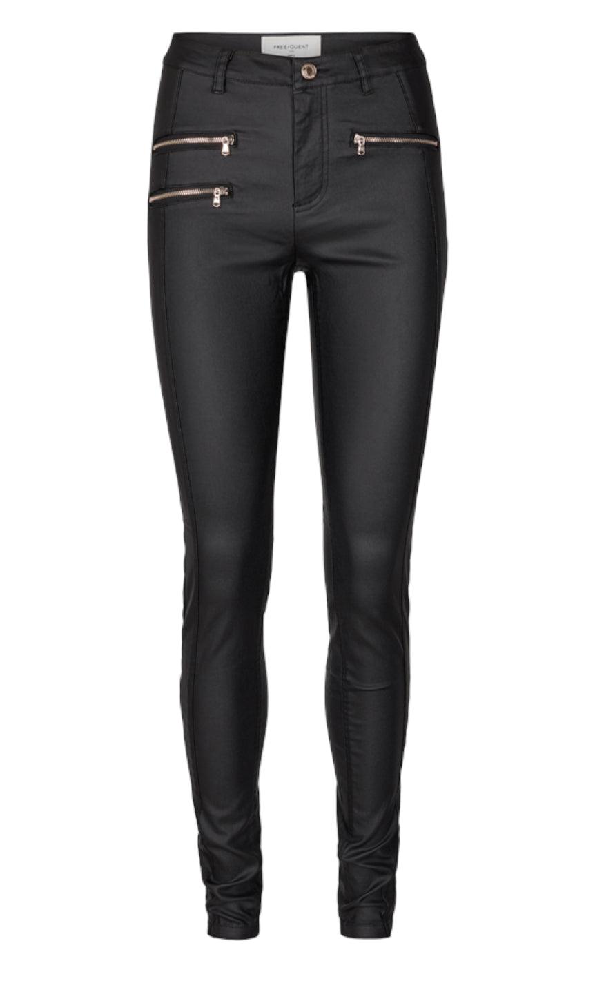 Freequent Bukser Aida Cooper Plain Gold Black