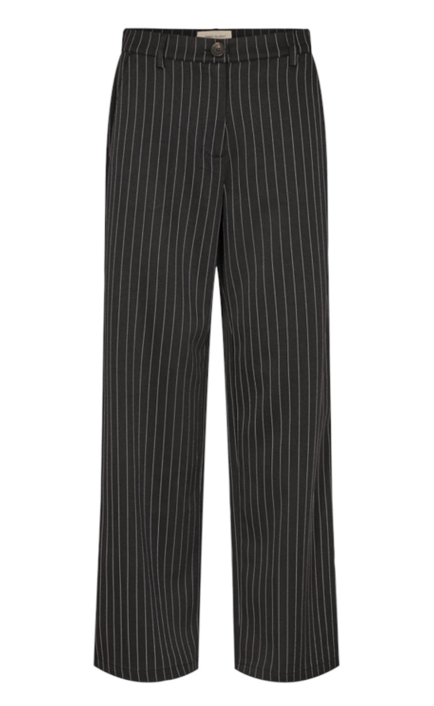 Freequent Bukser Camillo Black Off White