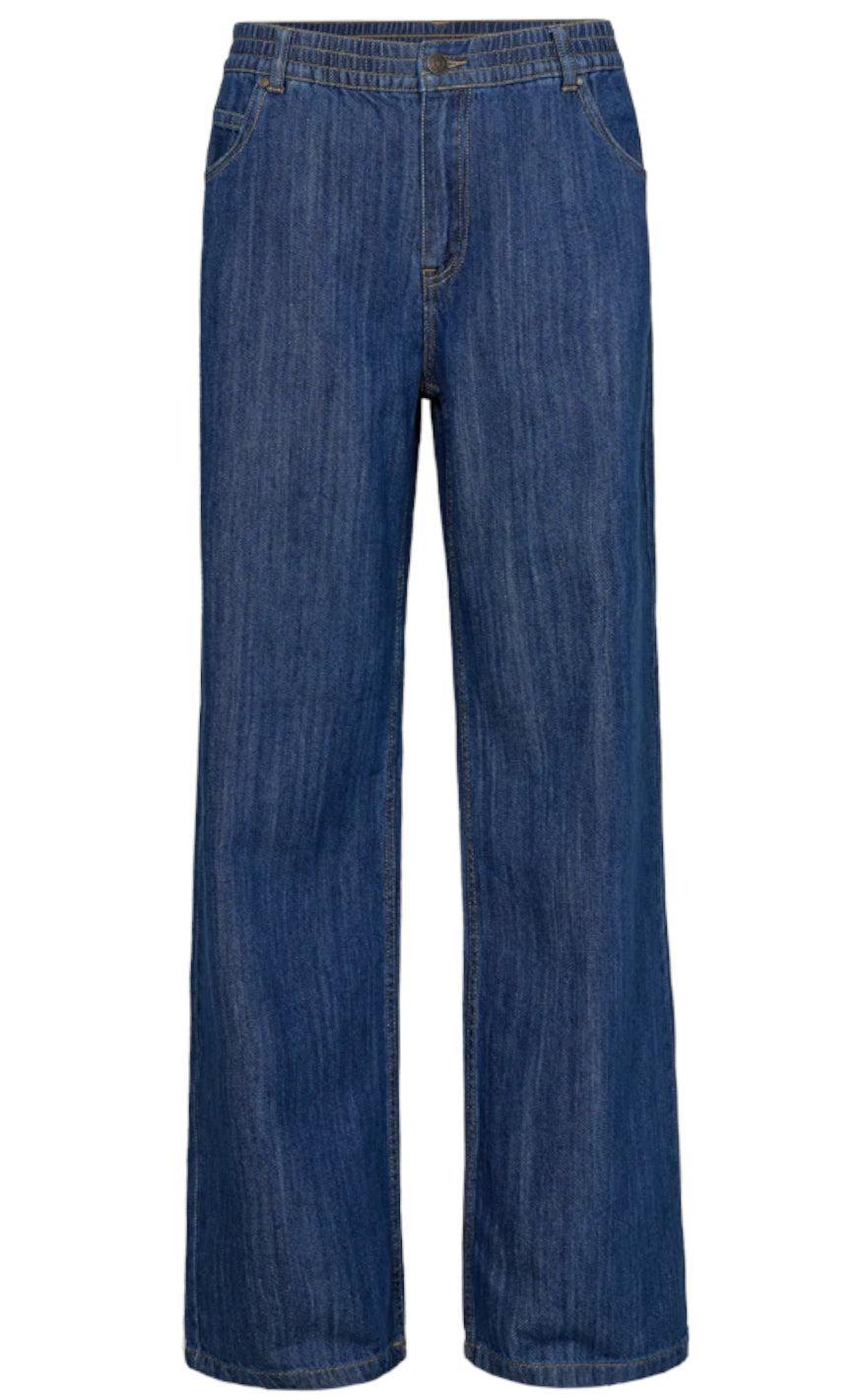 Freequent Bukser Cilla Medium Blue