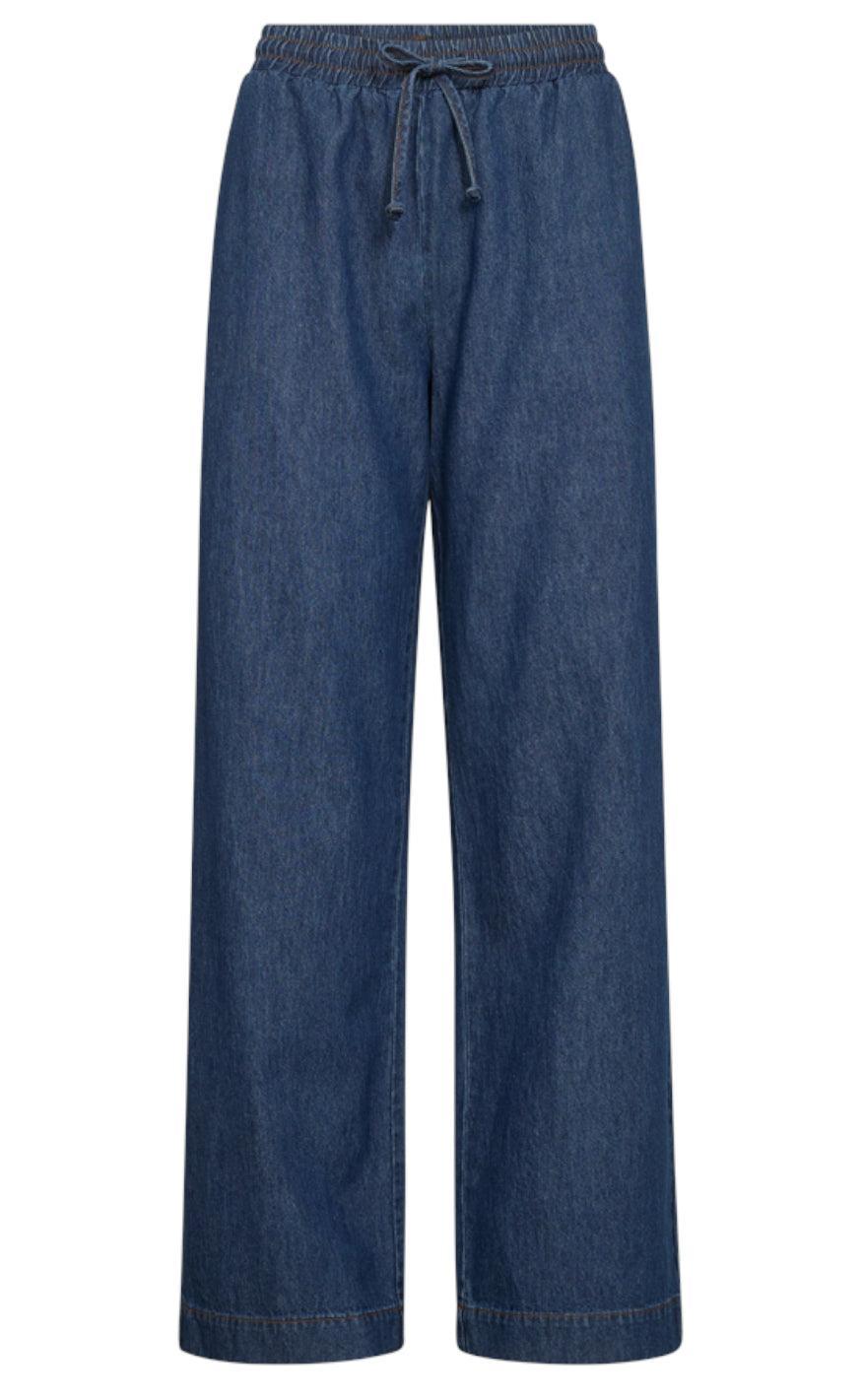 Freequent Bukser Lisea Medium Blue Denim