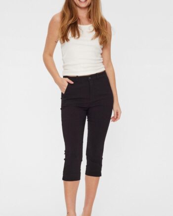 Freequent Bukser Solvej Capri Black