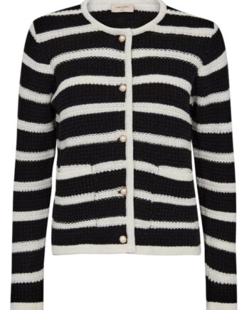 Freequent Cardigan Cotla Black    Tofu
