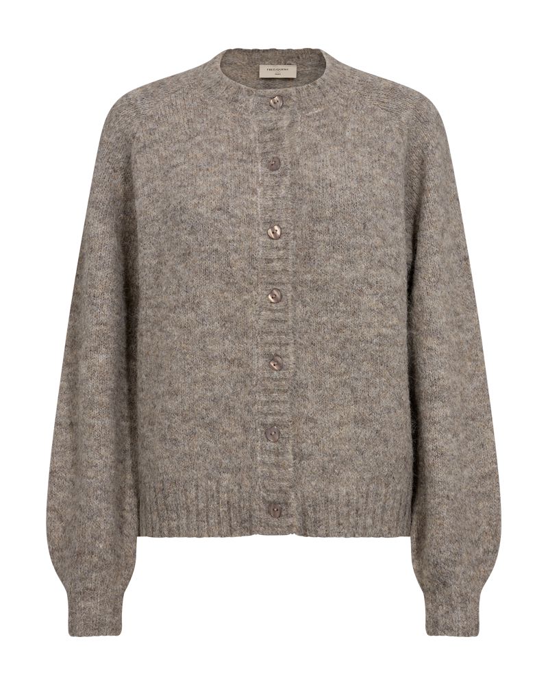 Freequent Cardigan Louisa Desert Taupe Melange