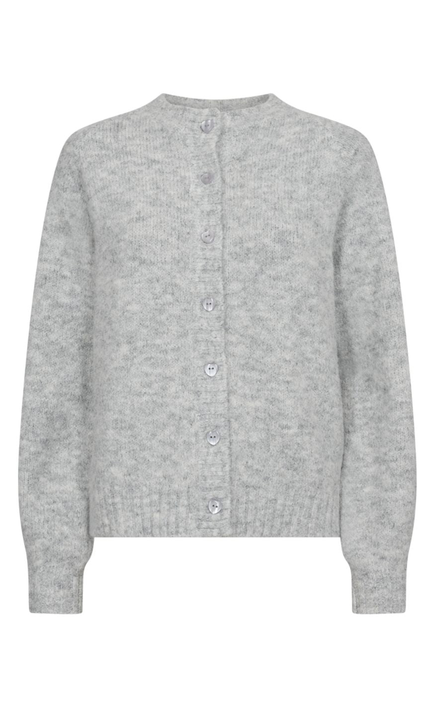 Freequent Cardigan Louisa Light Grey Melange
