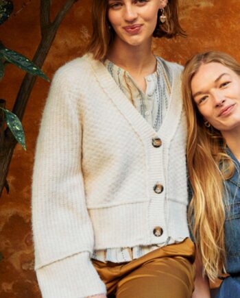 Freequent Cardigan Money Moonbeam Melange