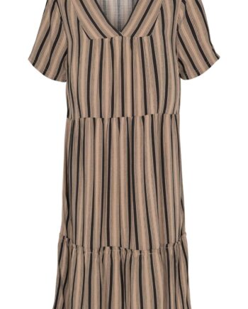 Freequent Kjole Dea Stripe Black