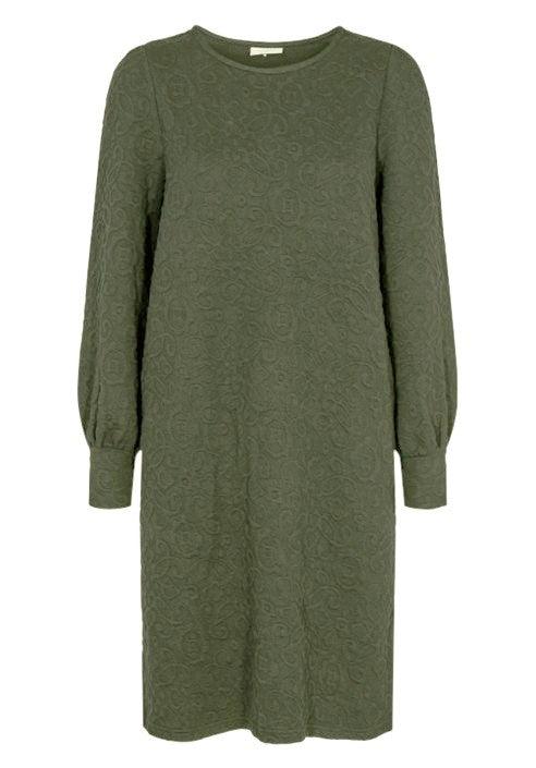 Freequent Kjole Swing Dusty Olive