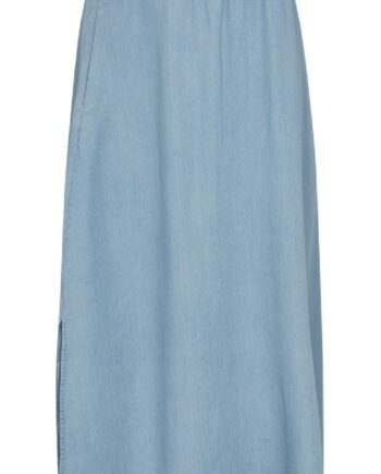 Freequent Nederdel Carly Light Blue Denim