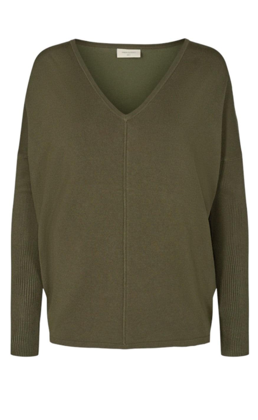 Freequent Pullover Jone Olive Night