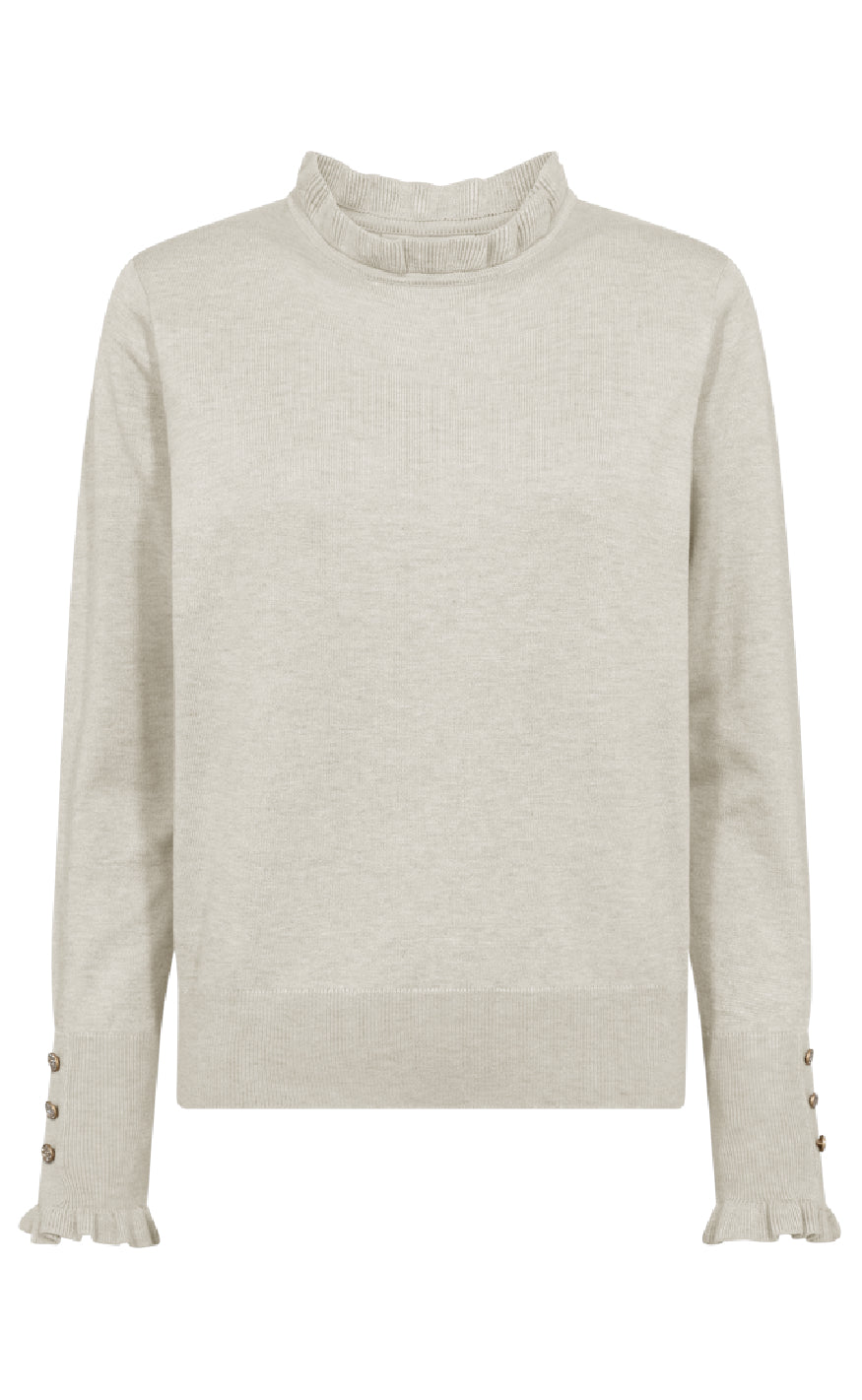 Freequent Pullover Katie Frill Moonbeam Melange