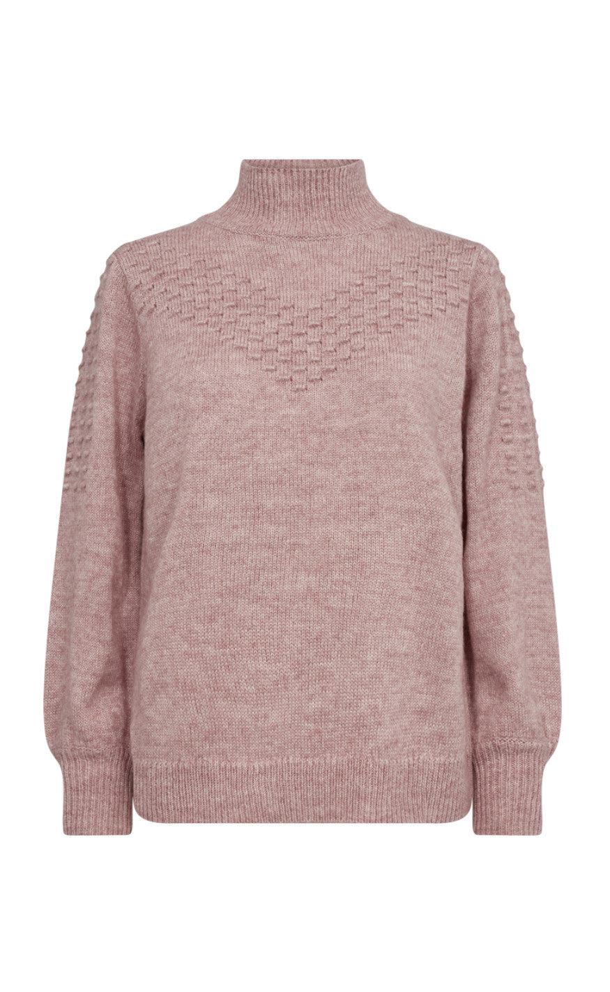 Freequent Pullover Naia Pale Mauve Melange