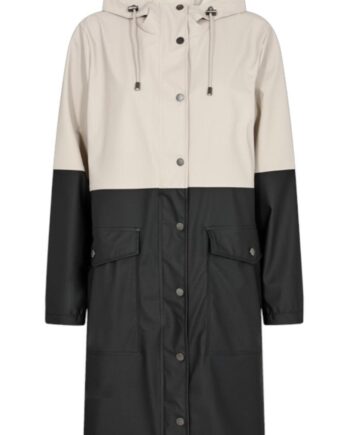 Freequent Regnjakke Nova Moonbeam    Black