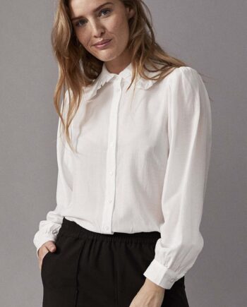 Freequent Skjorte April Collar Offwhite