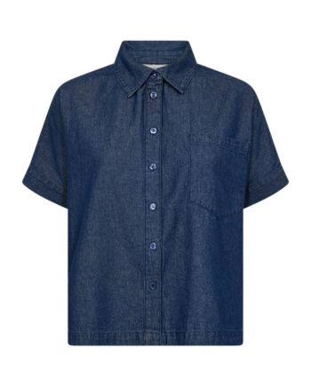 Freequent Skjorte Esronda Dark Blue Denim