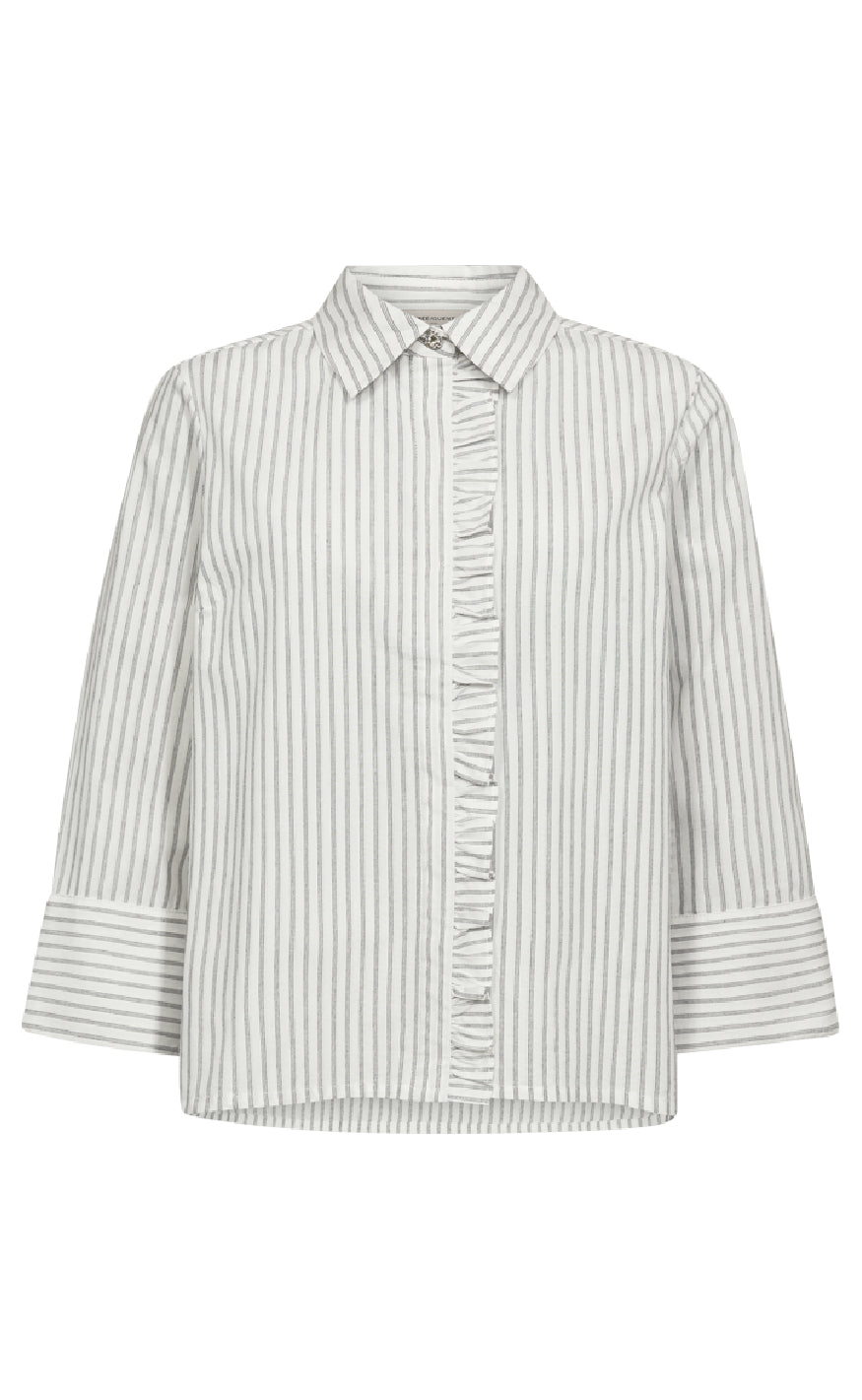 Freequent Skjorte Fiona Star Off-white Salute