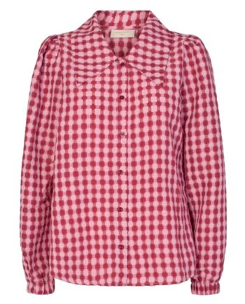 Freequent Skjorte Geo Poppy Red Mix