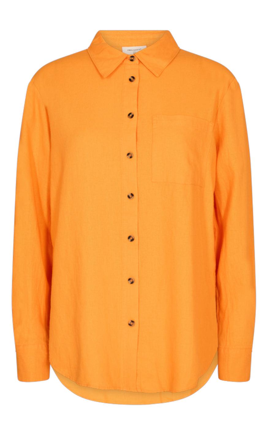 Freequent Skjorte Lava Simple Flame Orange