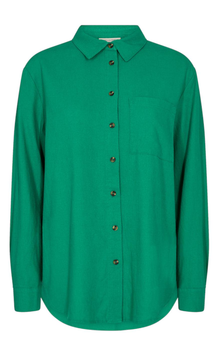 Freequent Skjorte Lava Simple Pepper Green