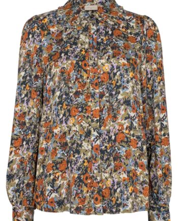 Freequent Skjorte Signe Chambray Blue Mix