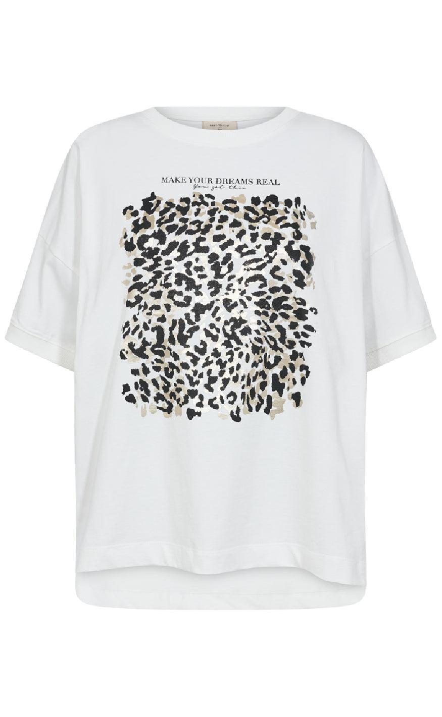 Freequent -shirt Carol Star Off-white Black