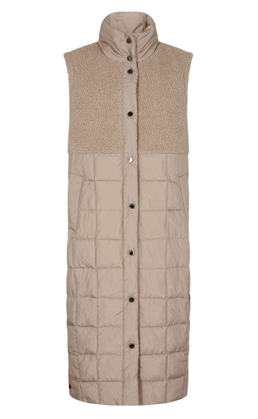 Freequent Vest Olga Teddy Pre Silver Mink